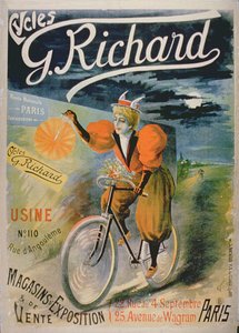 Poster voor G. Richard Fietsen, Parijs