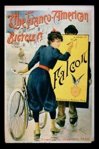 Poster voor The Franco-American Bicycle Co., Parijs