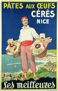 Poster die pasta gemaakt door Ceres adverteert