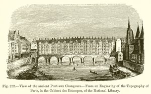 Zicht op de oude Pont aux Changeurs