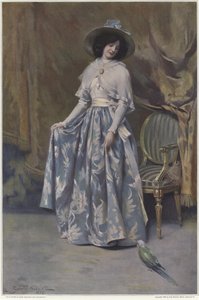 Portret in Blauw