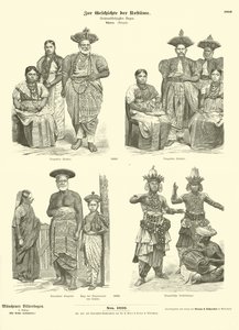 Ceylonese kostuums, 1880