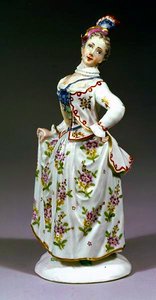 Fuerstenberg figuur van een dame