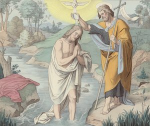 Jezus gedoopt