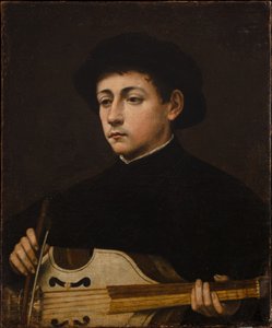 Portret van een Musicus