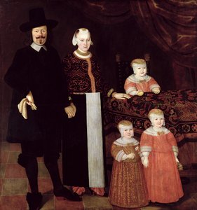 Portret van een Hamburgse familie, c.1640