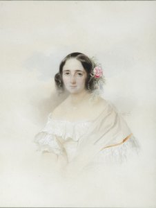 Portret van Anna Alexeevna Olenina 1808-1888