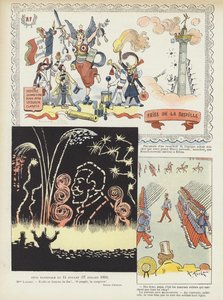 Bastille Dag. Illustratie voor Le Rire