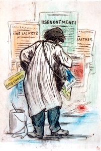 De poster man, ca. 1900-1919