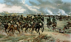 De 20e Chasseurs bij Wagram