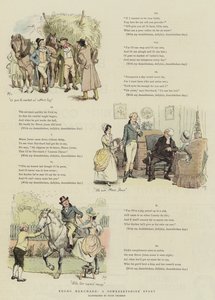 Jonge Herchard, een verhaal uit Somerset (chromolitho)