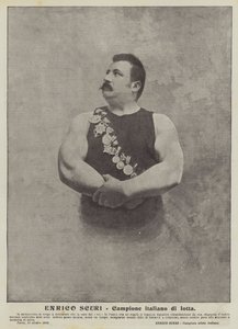 Enrico Scuri, Italiaans kampioen worstelen