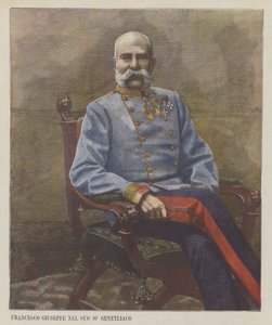 Francesco Giuseppe op zijn 70e verjaardag