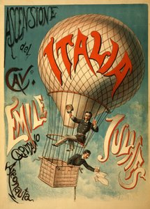 Emile Julhes, Aeronaut, ca. 1890