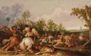 Een cavalerieschermutseling