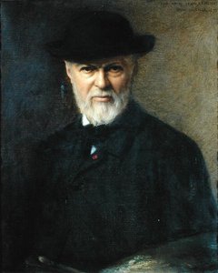Portret van Jean-Jacques Henner (1829-1905) 1899