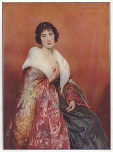 De bruid: Lady Elizabeth Bowes-Lyon