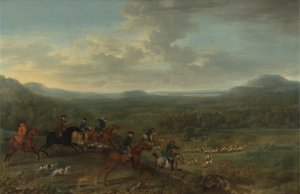 Een Vossenjacht, c.1730-40