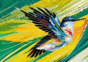 Dieren: kolibrie 1