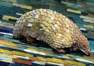 Dieren: pangolin 2