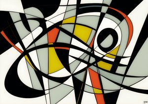 abstract: op wit-cirkels+schommels 2