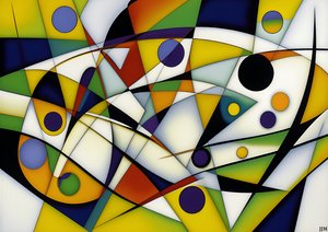 abstract: op wit-cirkels+schommels 5