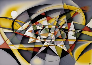 abstract: zilver-gele curve 5