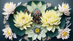 mandala: Waterlelies elementen_02