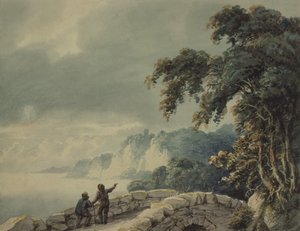 Landschap met Bomen, Brug en Figuren