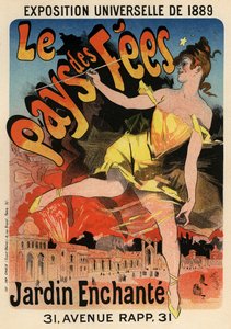 Le Pays des Fees Poster, 1889