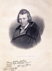 Portret van Heinrich Heine, 1839