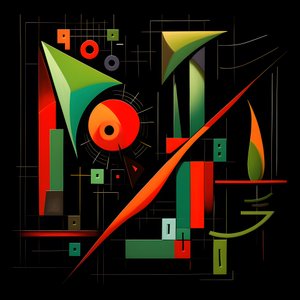 Een beurs trend in Picasso-stijl 3