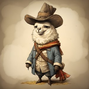 Lama, 18e eeuw Amerika 1