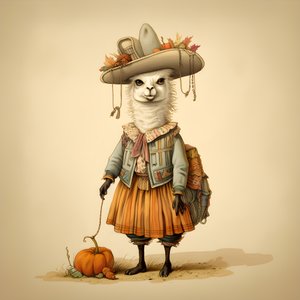 Lama, 18e eeuw Amerika 3