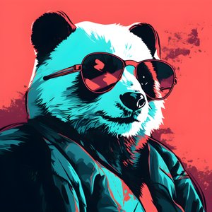 Panda met Bril 4