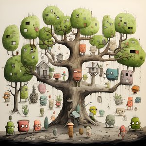kinderillustratie bomen 4