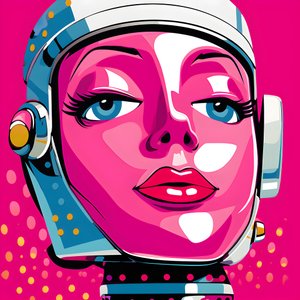 Hot pink lippen 1
