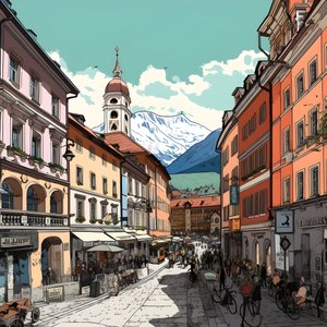 Innsbruck, tekenfilm 3