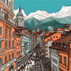 Innsbruck, tekenfilm 4