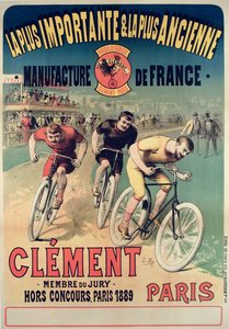Poster ter promotie van de fietsen Clement, 1891