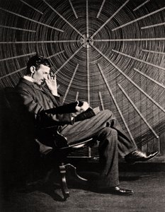 Portret van Nikola Tesla, 1890