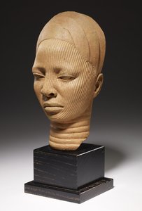 Heiligdomshoofd, Yoruba Cultuur, Nigeria (terracotta)
