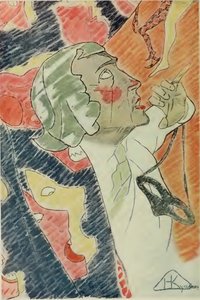 Portret van Nikolai Evreinov 1879-1953