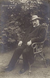 Portret van Johan Svendsen