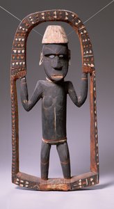 Beeld uit Kano Huis, Solomon Eilanden (hout)