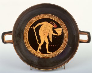 Attische roodfigurige kylix, 500-480 v.Chr.
