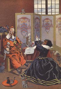 Kardinaal Richelieu Met Zijn Katten