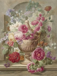 Vaas met bloemen