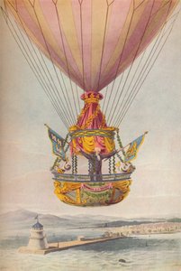 Sadler over de vuurtoren, Dublin, 19e eeuw
