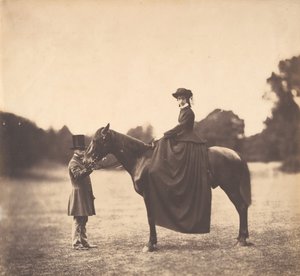 Dame te Paard, 1850s